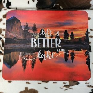 Life Is Better At The Lake Computer Mouse Pad